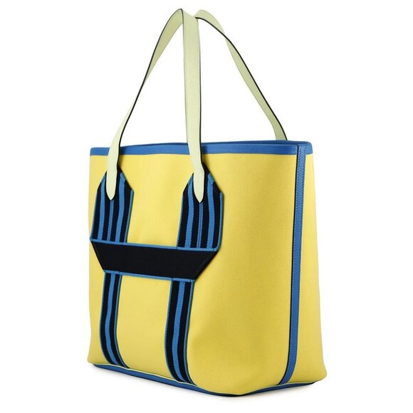 HERMES Pur Sangle Toile Military/Taurillon Clemence/Sangle woolly Lime/Vert ... - Picture 12 of 13